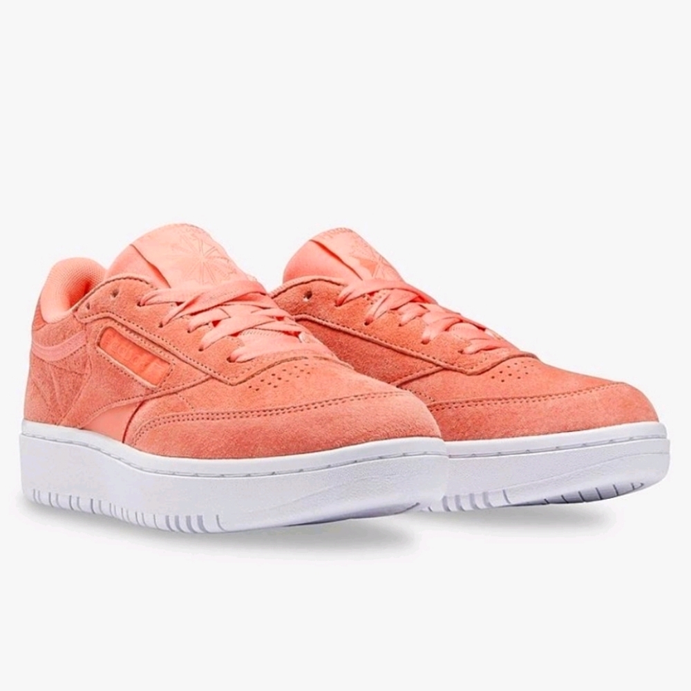 Reebok Classics Club C Twisted Coral 7 NWT